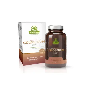 SLAVITO Freeze-dried beef colostrum, in capsules - recommended by Dr H. Czerniak