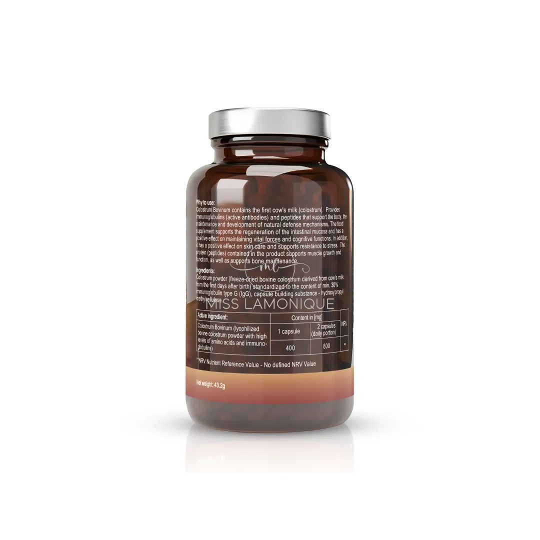 SLAVITO Freeze-dried beef colostrum, in capsules - recommended by Dr H. Czerniak