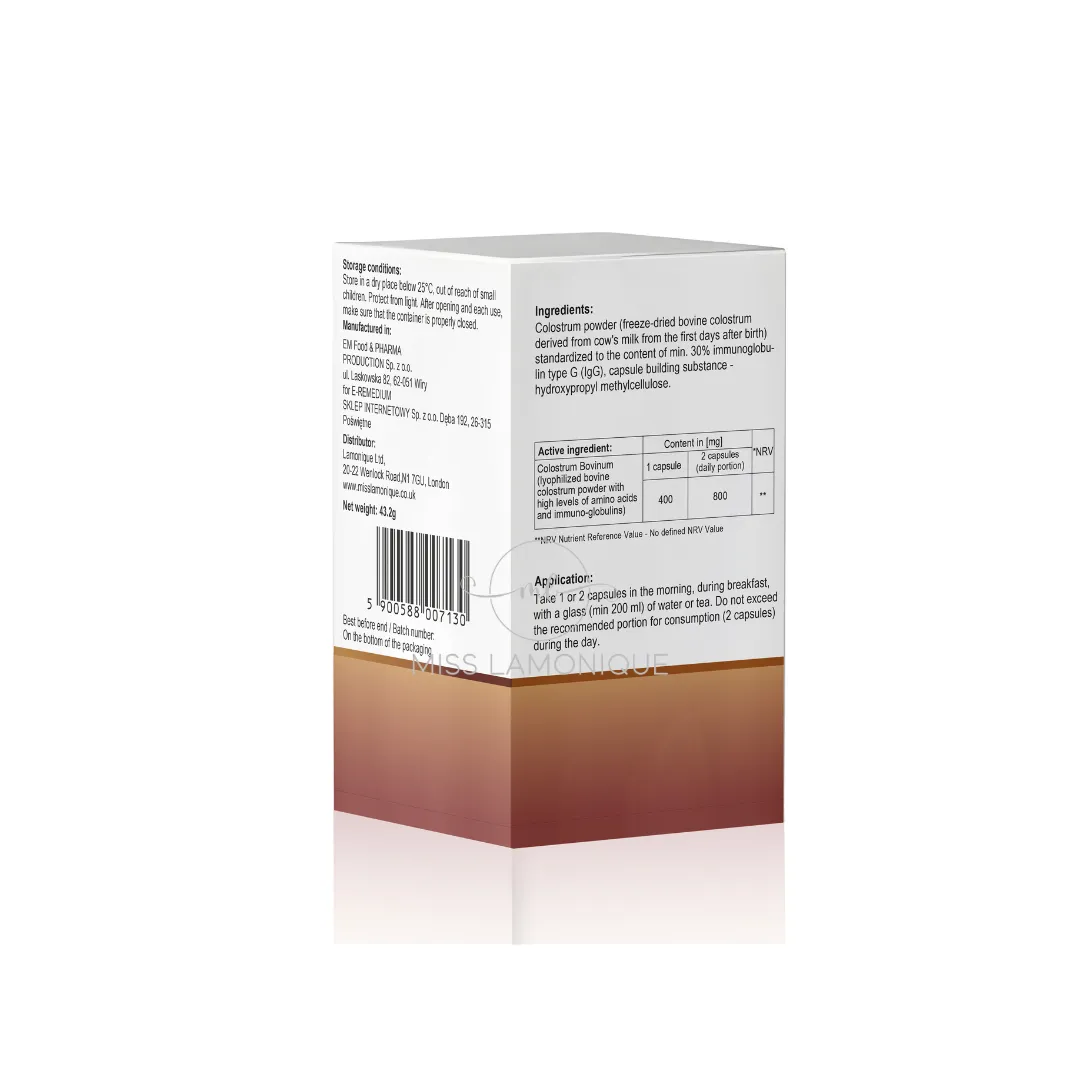 SLAVITO Freeze-dried beef colostrum, in capsules - recommended by Dr H. Czerniak