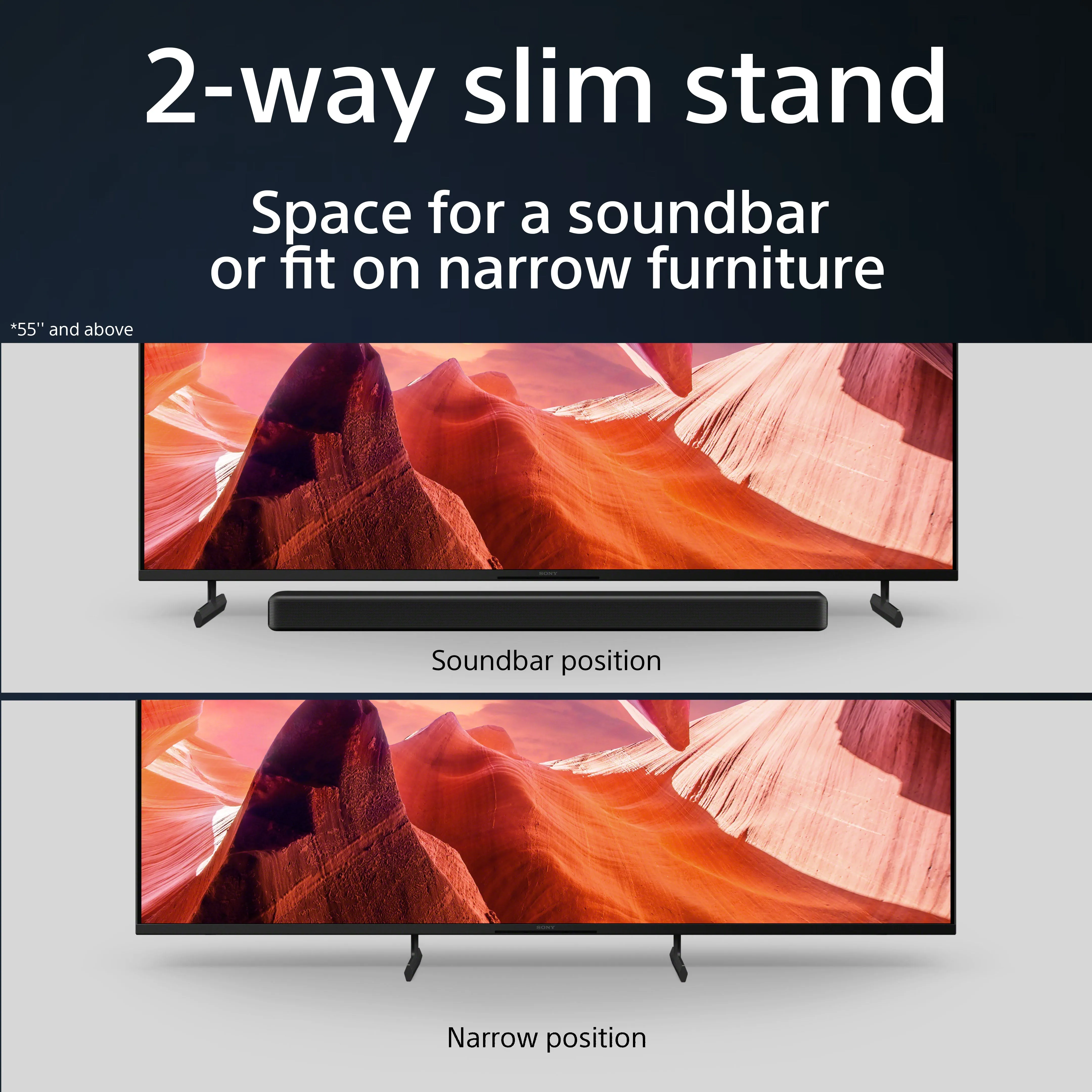 Sony KD85X80LU 85 Inch X80L LED 4K UHD HDR Google Smart Bravia TV 2023