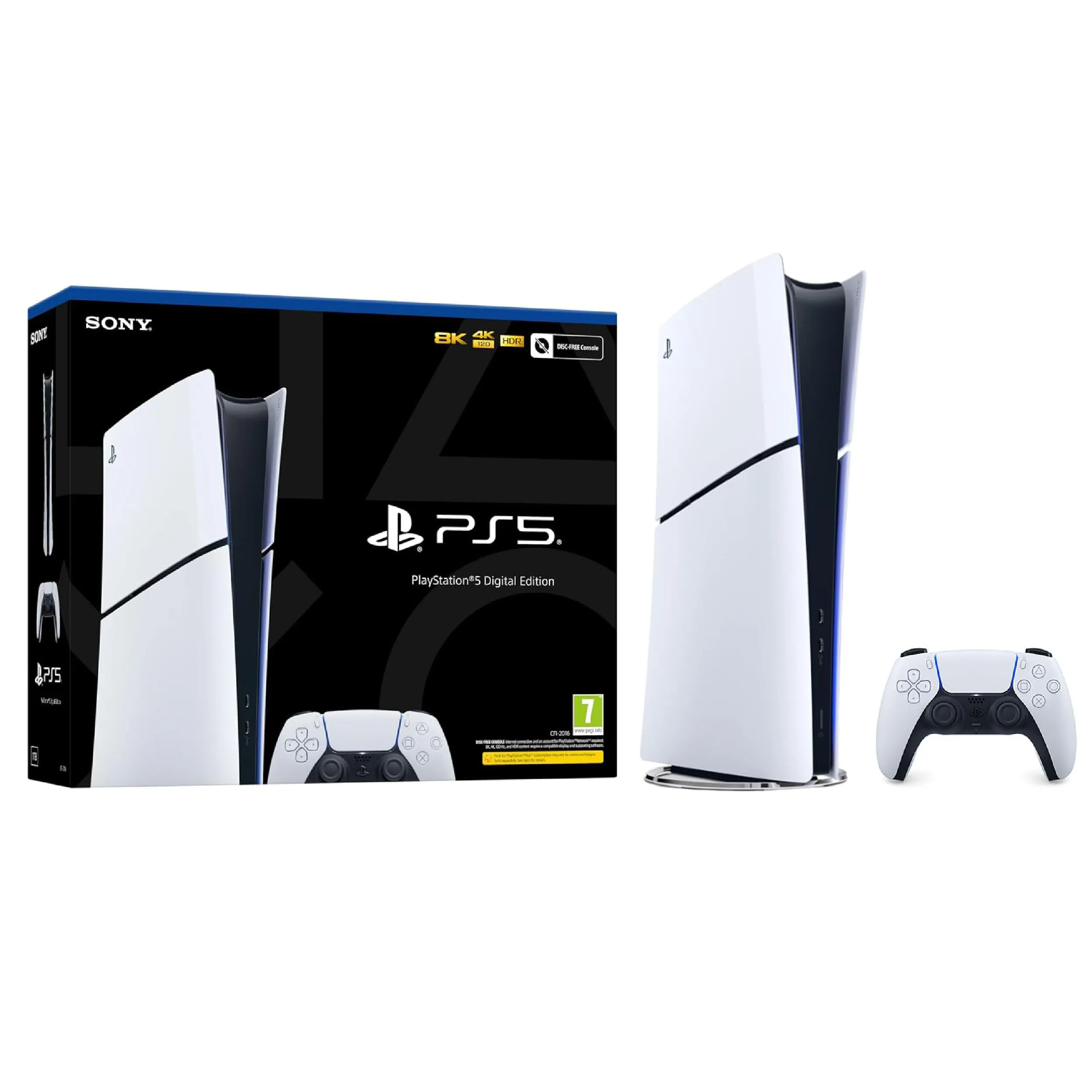SONY PlayStation 5 Slim Disc / Digital Edition (1TB) - Standard Edition / 2 DualSense Bundle