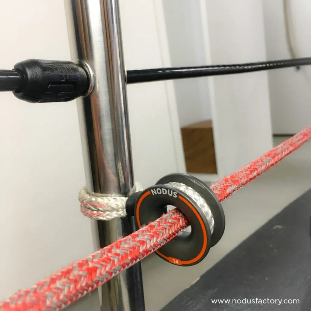 Stanchion mounted furling lead - Aluminum