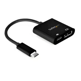 Startech.Com Usb C To Displayport Adapter With 60W Power Delivery Pass-Through - 8K/4K Usb Type-C To Dp 1.4 Video Conver