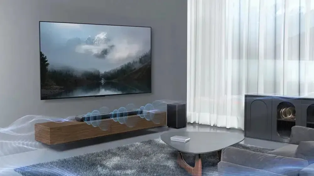 TCL S643W 3.1ch Wireless Sound bar & Subwoofer, Black