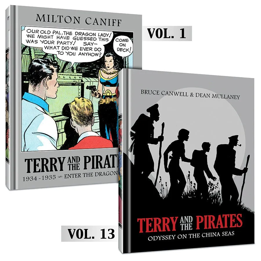 Terry And The Pirates: The Master Collection HC BUNDLE Vol. 1 & Vol. 13