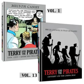 Terry And The Pirates: The Master Collection HC BUNDLE Vol. 1 & Vol. 13