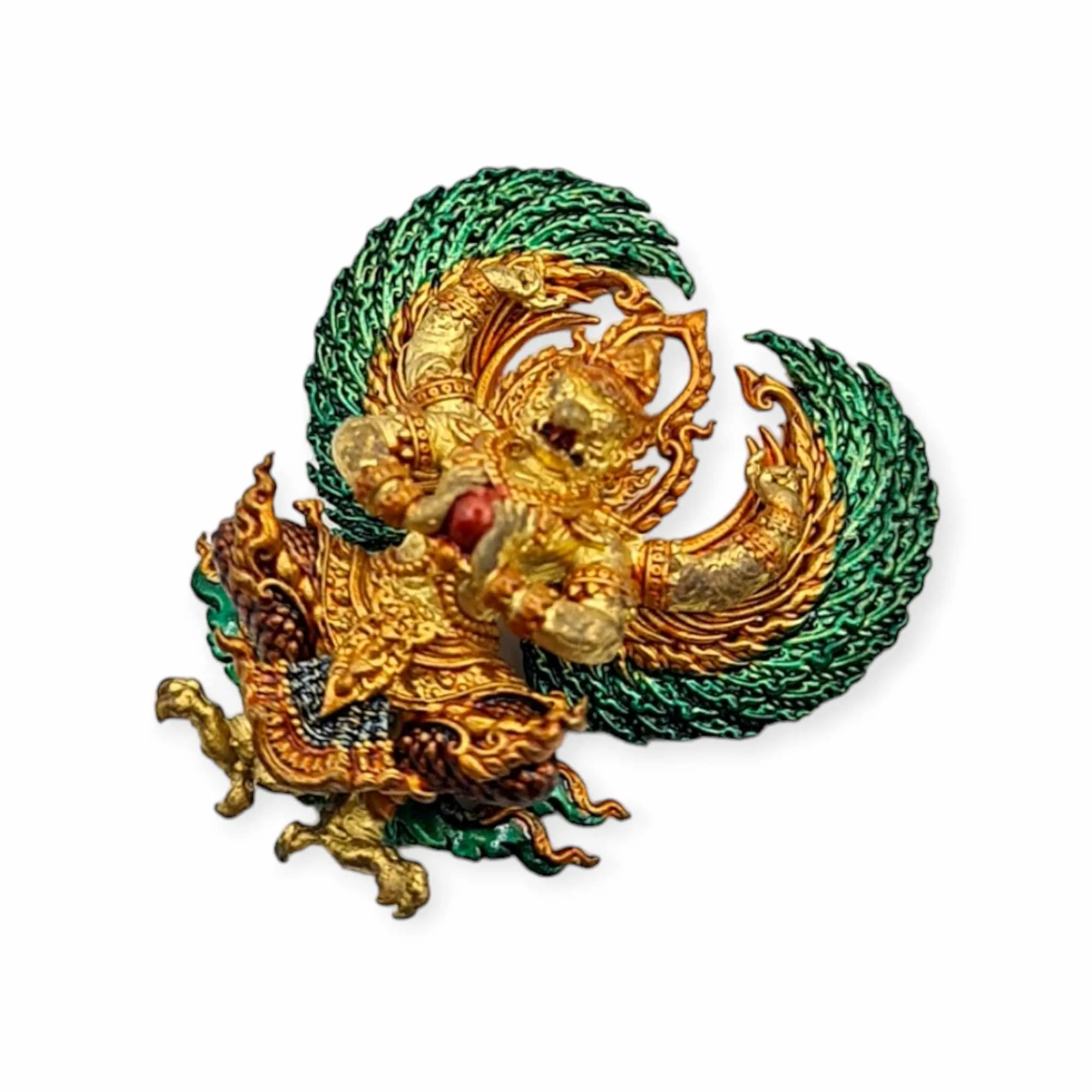 Thai amulet Phraya Krut Garuda Maha Sethtee 1st Edition Phra Aj Nikom Lucky Charm Pendant Authentic Genuine