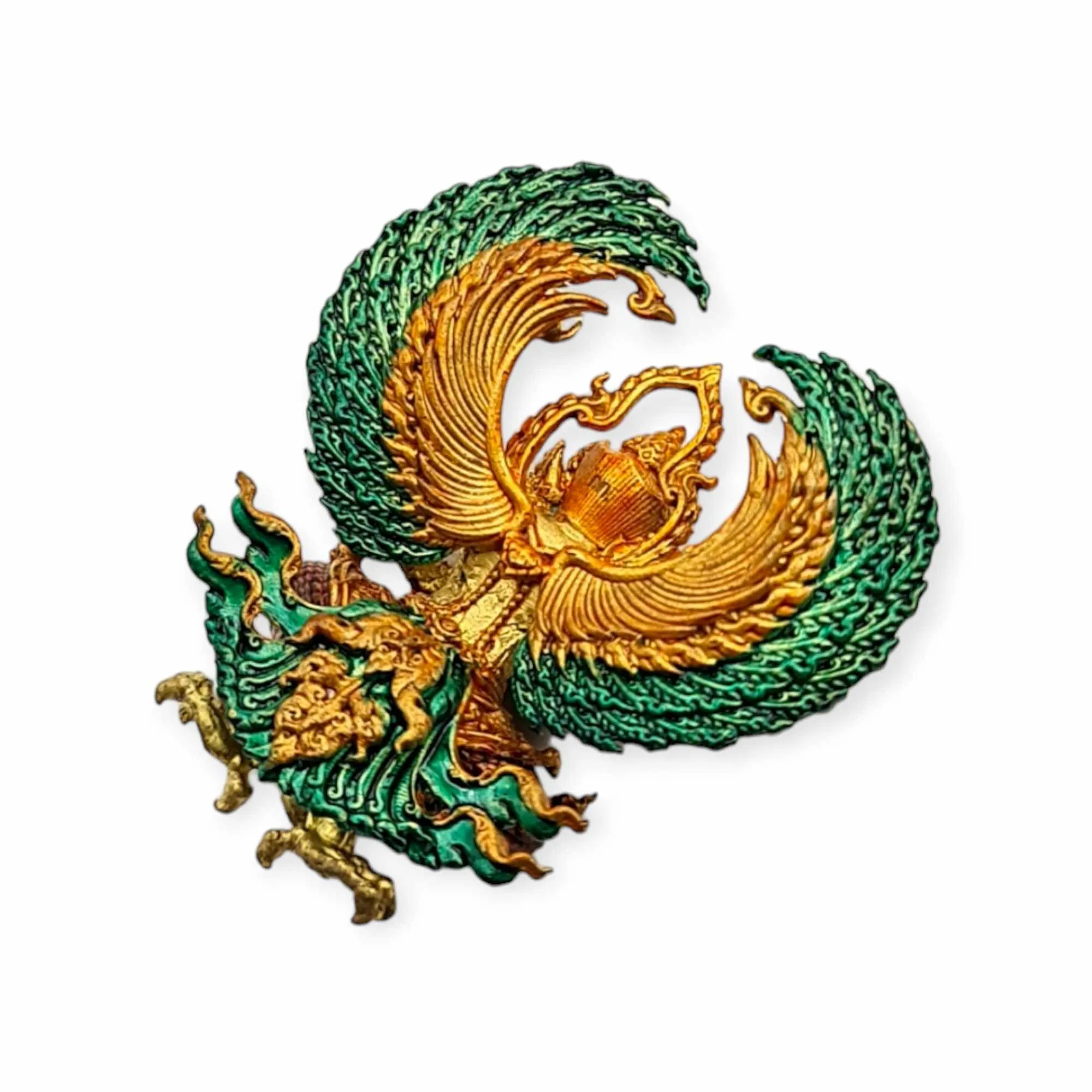 Thai amulet Phraya Krut Garuda Maha Sethtee 1st Edition Phra Aj Nikom Lucky Charm Pendant Authentic Genuine