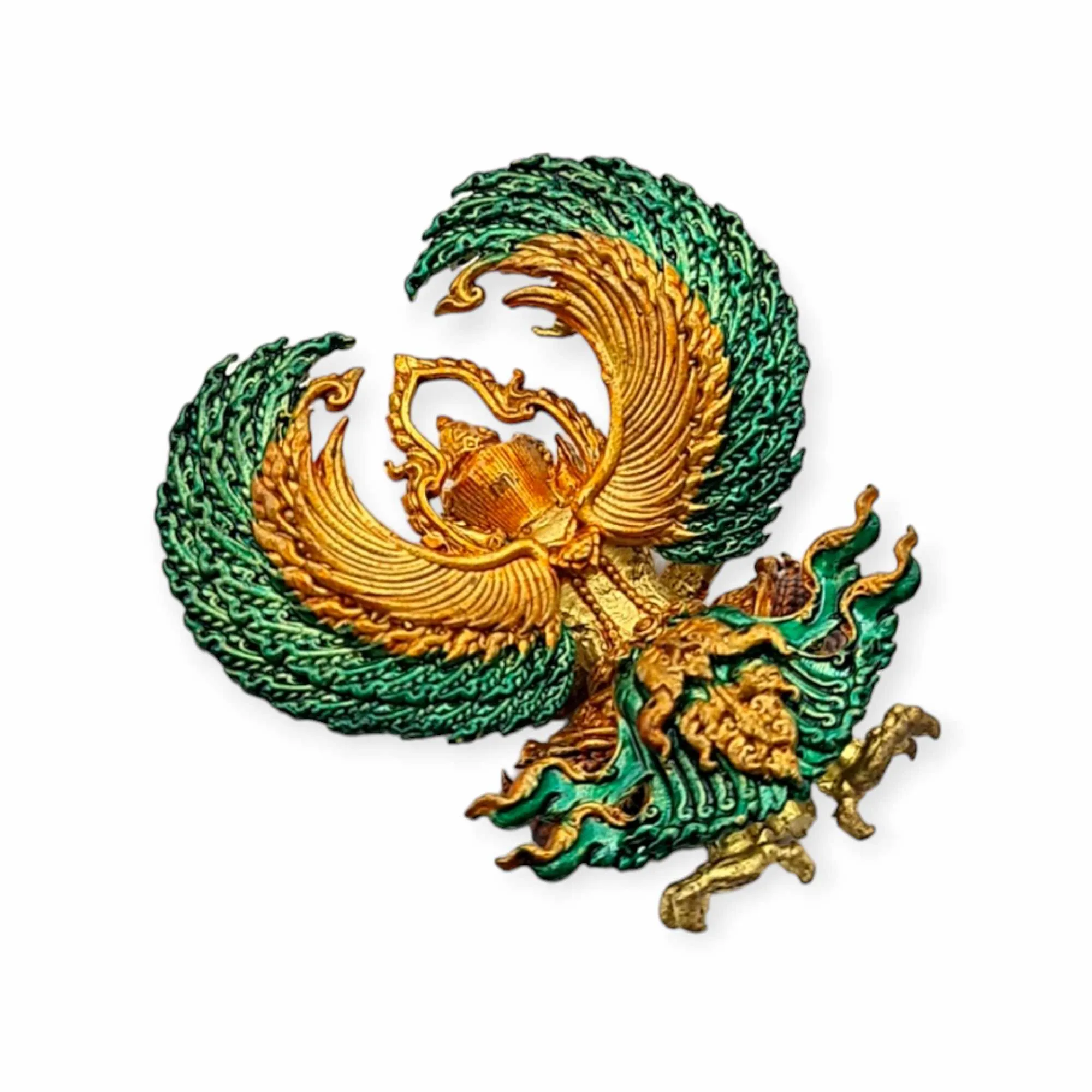 Thai amulet Phraya Krut Garuda Maha Sethtee 1st Edition Phra Aj Nikom Lucky Charm Pendant Authentic Genuine