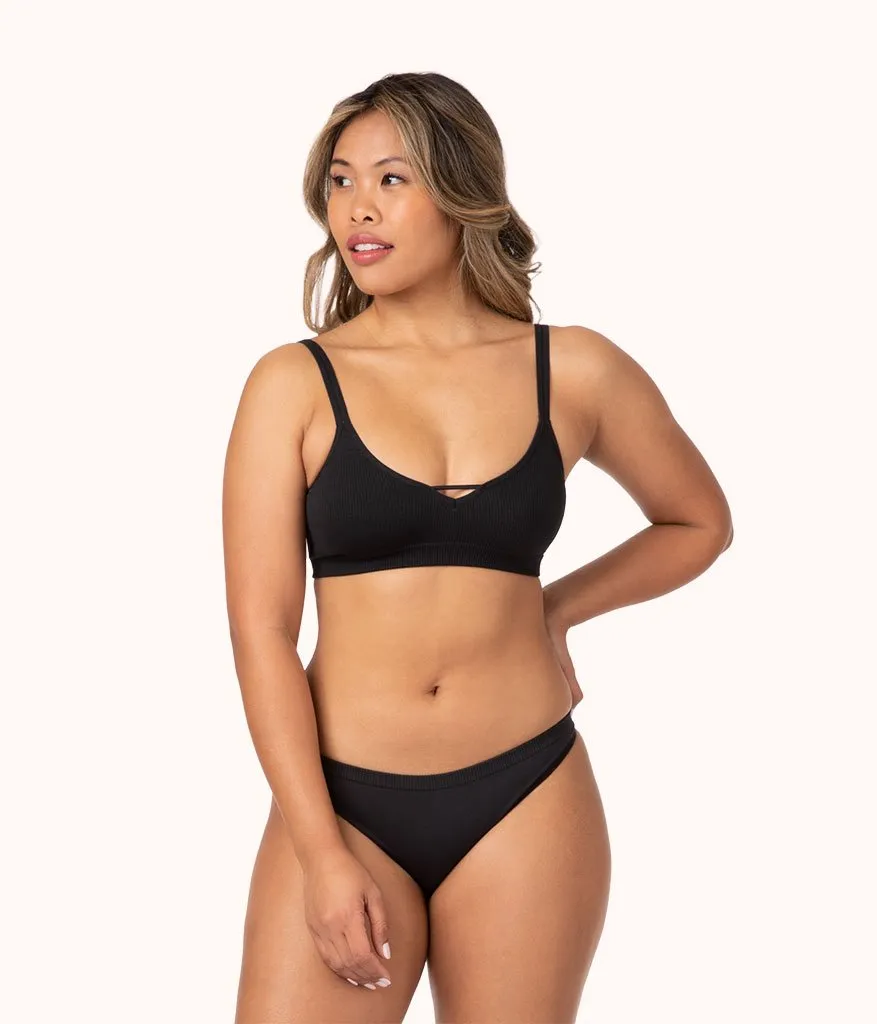 The Seamless Thong Bundle: Terracotta/Jet Black/Toasted Almond