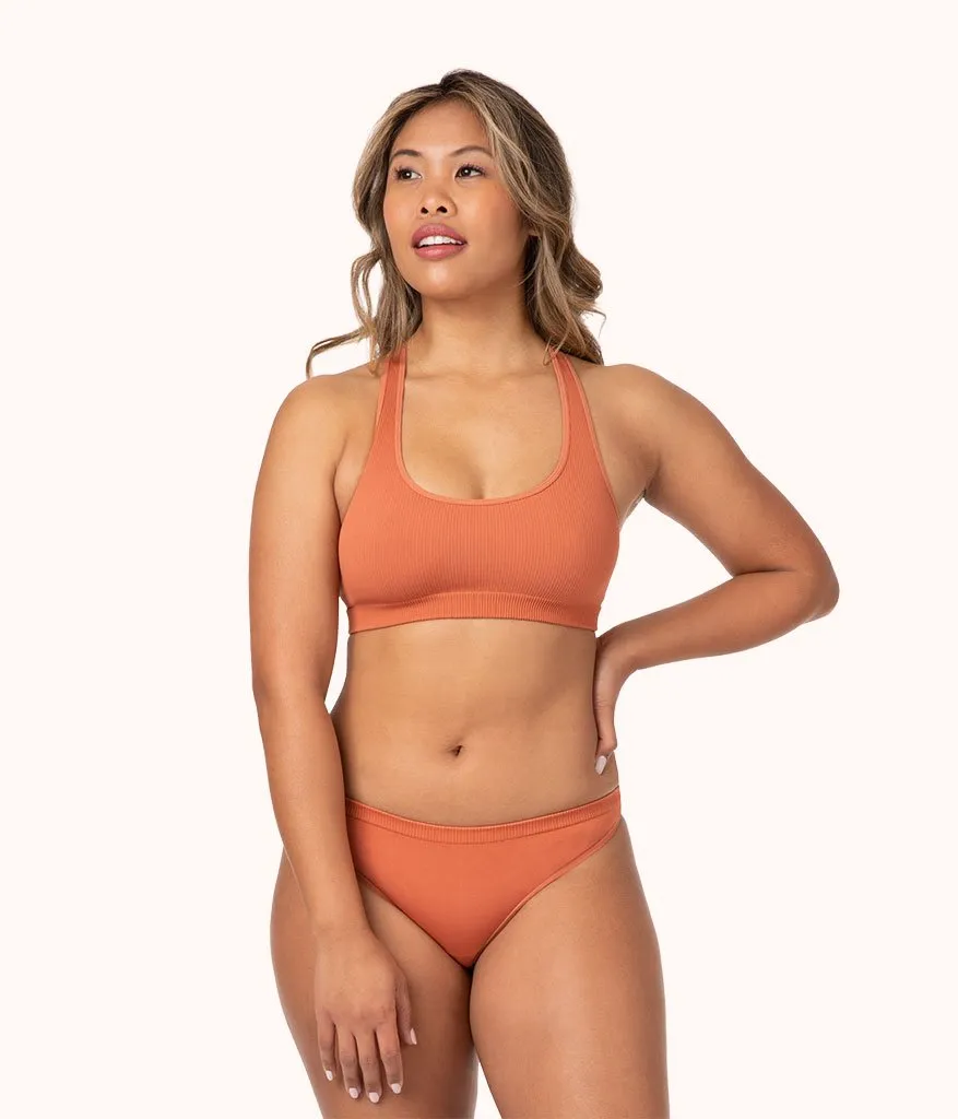 The Seamless Thong Bundle: Terracotta/Jet Black/Toasted Almond