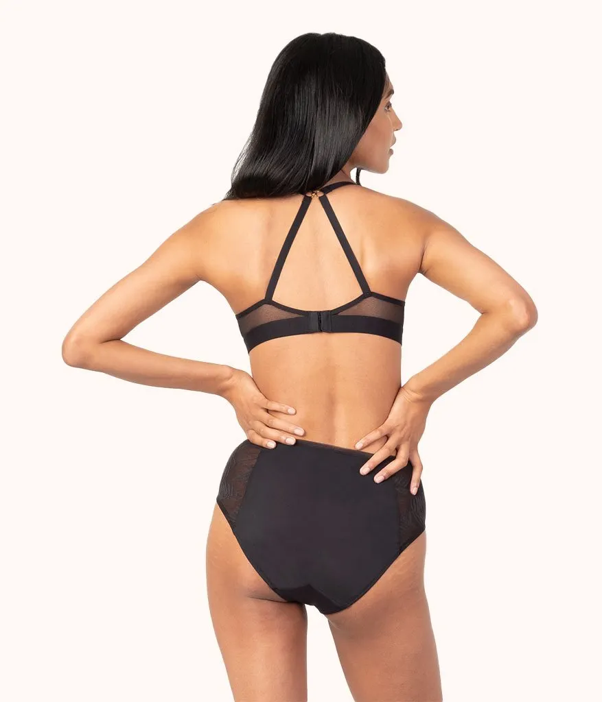 The Smooth Lace High Waist Bikini Bundle: Toasted Almond/Jet Black/Smoke