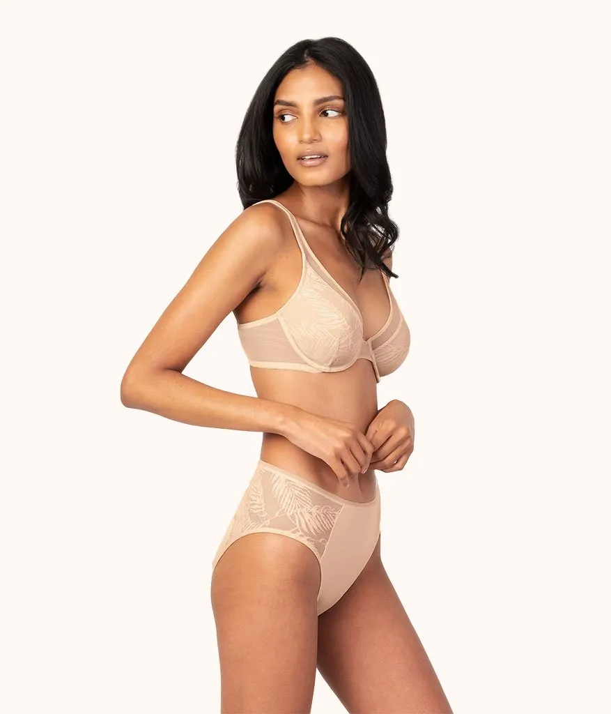 The Smooth Lace High Waist Bikini Bundle: Toasted Almond/Jet Black/Smoke