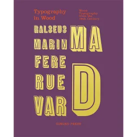 Typography in Wood (discounted)