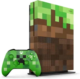 Xbox One S Console - 1TB, Minecraft Green Edition (No Game)