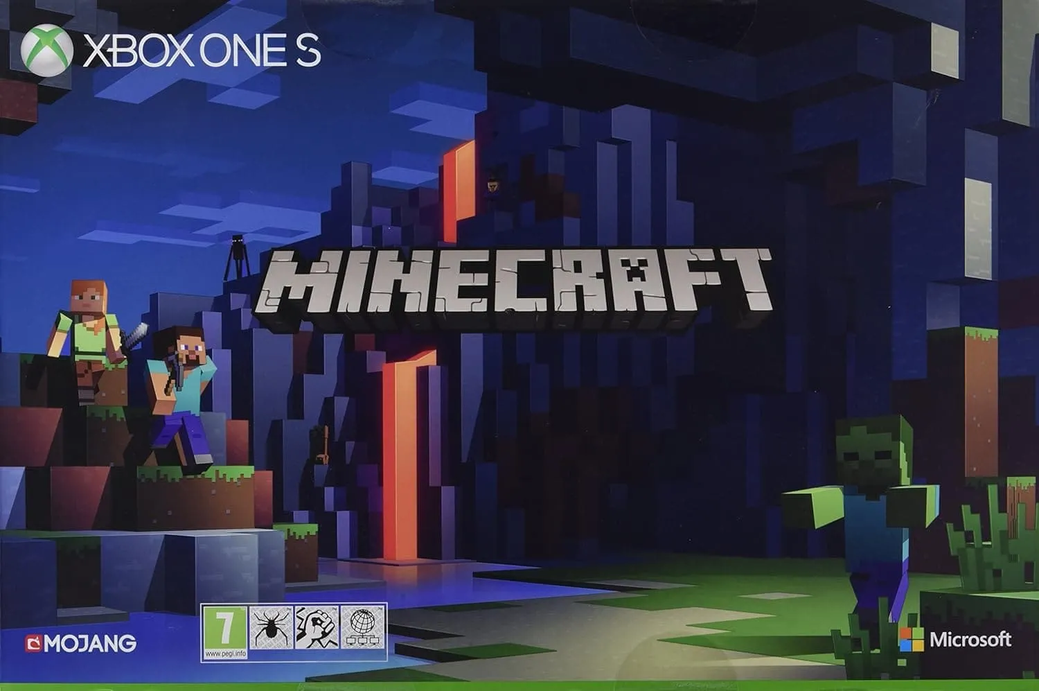 Xbox One S Console - 1TB, Minecraft Green Edition (No Game)