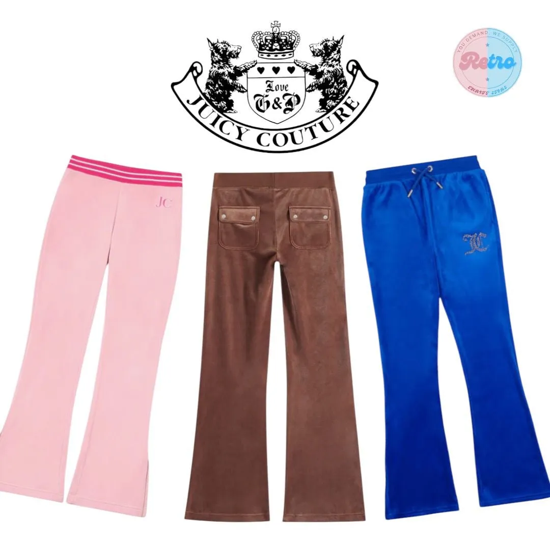 Y2k Juicy Couture Trousers with Back Pockets: 10 pcs